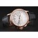 Swiss Patek Philippe 5170J Chronograph White Dial Rose Gold Case Black Leather Strap