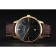 Swiss Vacheron Constantin Patrimony Black  Dial Gold Case Brown Leather Bracelet  1454179