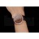 Cartier Ronde Solo Brown Dial Diamond Hour Marks And Bezel Rose Gold Case Brown Leather Strap
