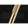 Cartier Gold Embossed Upper Body Gold Ballpoint Pen  622762