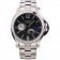 Panerai Luminor Power Reserve Black Dial Stainless Steel Bracelet