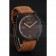 Swiss Panerai Luminor 1950 Brown Dial Black PVD Case Brown Suede Leather Strap 1453848