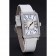Franck Muller Long Island Classic White Dial Diamonds Case White Leather Band  622368