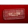 Saint Laurent Medium Tassel Crocodile Leather Clutch Bag Dark Red