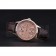 Patek Philippe Geneve Two Dial Rose Dial Rose Gold Bezel Brown Leather Band  622149