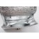 Dior Diorama Crinkled Metallic Lambskin Small Flap Bag Silver 18926726