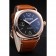 Panerai Radiomir Rose Gold Case Black Dial Brown Leather Strap 98136