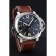 Panerai Luminor Automatic Power Reserve Black Dial Stainless Steel Case Brown Leather Strap