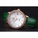 Omega DeVille Prestige Co-Axial Diamond Gold Case Mother-Of-Pearl Dial Green Leather Strap