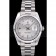 Rolex DayDate Stainless Steel Ribbed Bezel Silver Dial 41976