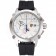 Porsche Design Indicator White Dial Steel Case Black Rubber Strap