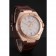 Swiss IWC Big Ingenieur 7-Day Power Reserve White Dial Rose Gold Case Brown Leather Bracelet 1453922