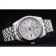 Rolex Swiss DateJust Stainless Steel Ribbed Bezel Silver Dial 41996