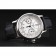 Swiss Patek Philippe 5170J Chronograph White Dial Stainless Steel Case Black Leather Strap
