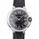 Cartier Ballon Bleu 38mm Black Dial Stainless Steel Case Black Leather Bracelet