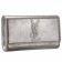 Saint Laurent Belle De Jour Clutch Silver 608314