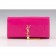 Saint Laurent Cassandre Tassel Fuchsia Clutch