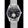 Patek Philippe Calatrava Small Seconds Black Engraved Dial Stainless Steel Case And Bracelet