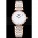 Longines La Grande Classique Rose Gold White Dial Diamond Bezel Homme  622105