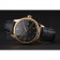 Swiss Rolex Cellini Date Black Dial Gold Case Black Leather Strap