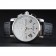 Montblanc Chronograph White Dial Black Leather Bracelet Silver Case 1454114