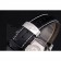 Longines Column Wheel Black Dial Silver Stainless Steel Case Black Leather Strap