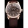 Omega Swiss Seamaster Railmaster Brown Strap Brown Striped Dial