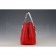 Prada Double Tote Red With Python Handles