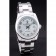 Rolex DayDate Polished Silver Bezel White Dial 7470