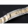 Rolex Plated Yellow Gold and Stainless Steel Link Bracelet  622488