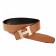 Hermes Orange Belt with Golden H Buckle