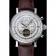 Patek Philippe Grand Complications Annual Calendar White Dial Silver Case Brown Leather Bracelet  1454233