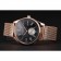 Patek Philippe Calatrava Small Seconds Black Engraved Dial Rose Gold Case And Bracelet