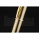 Cartier Fully Wave Patterned Gold Ballpoint Pen  622773
