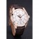 Omega Seamaster Planet Ocean GMT White Dial Rose Gold Case Brown Leather Band  622400