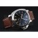 Panerai Luminor Automatic Power Reserve Black Dial Stainless Steel Case Brown Leather Strap