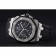 Swiss Audemars Piguet Royal Oak Chronometer Black Dial Diamond Bezel Stainless Steel Case Black Rubber Strap  622867