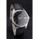 Swiss Patek Philippe Calatrava Black Dial Stainless Steel Case Black Leather Strap