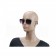 Miu Miu Square Cut Off Black Frame Sunglasses 308437