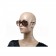 Cartier Golden Logo Detail Brown Frame Sunglasses 308276
