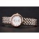 Omega De Ville Prestige No Date White Dial With Diamonds Rose Gold Case Two Tone Bracelet