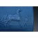 Hermes Birkin Horse Embossed Gold Hardware Tote Blue