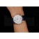 Cartier Ronde Solo White Dial Diamond Hour Marks Stainless Steel Case Blue Leather Strap