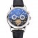 Patek Philippe Perpetual Calendar Tourbillon Black Dial Stainless Steel Case Black Leather Strap