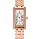 Cartier Tank Americaine White Dial Diamond Bezel Rose Gold Case And Bracelet 1453779