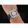 Tag Heuer Monaco Black Perforated Leather Strap White Dial 80306