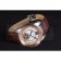 Cartier Calibre Flying Tourbillon White Dial Two Tone Case Brown Leather Bracelet