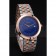 Swiss Piaget Traditional Blue Dial Gold Case Two Tones Stainless Steel Strap