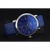 Piaget Altiplano Silver Case Blue Dial Blue Leather Bracelet  622630