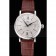 IWC Portofino Silver Dial Stainless Steel Case Brown Leather Strap